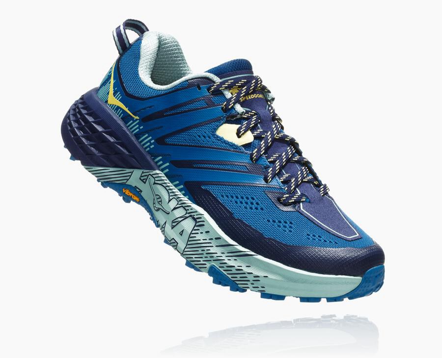 Hoka One One Spor Ayakkabı Kadın Mavi - Speedgoat 3 - LU1647205